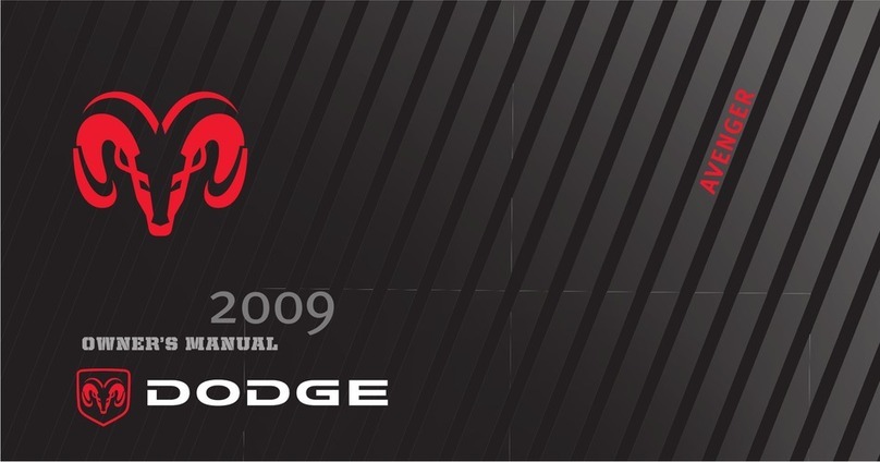 Dodge 2009 Avenger User manual Dodge 2009 Avenger User manual