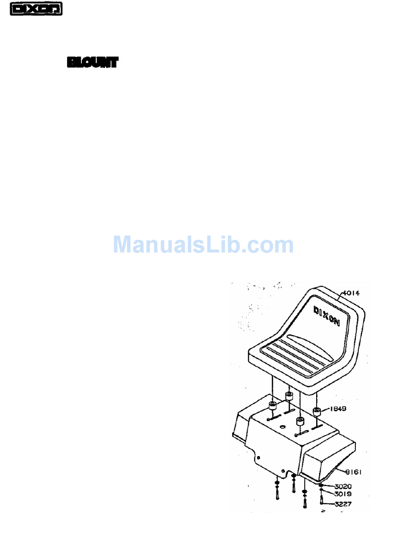 Dixon PERSONAL LIFT 3302 Technical data