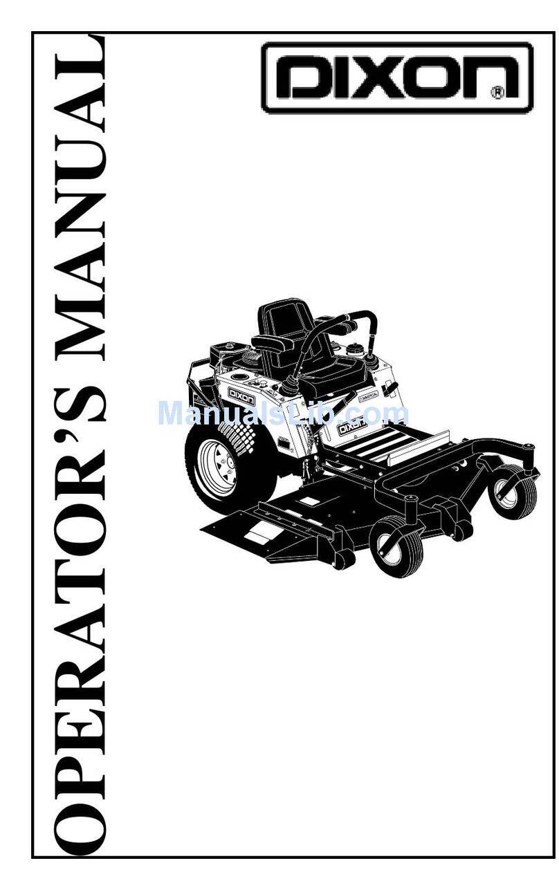 Dixon ZTR 7500 series User manual