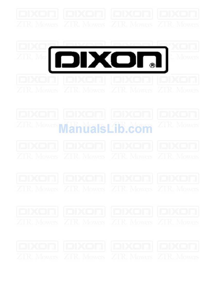 Dixon ZTR 8000 Series Operator's manual