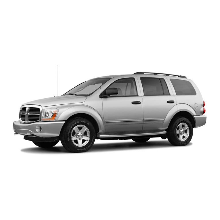 Dodge 2005 Durango owner's manual