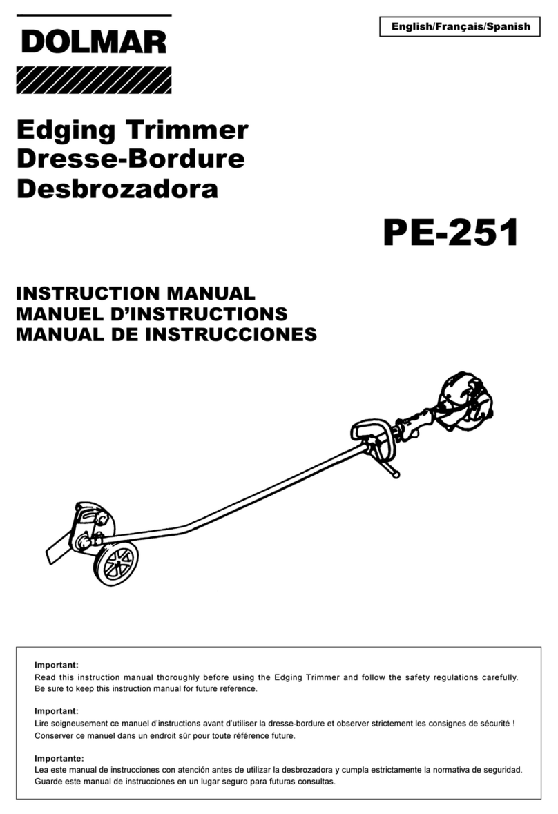Dolmar EDGING TRIMMER PE-251 instruction manual