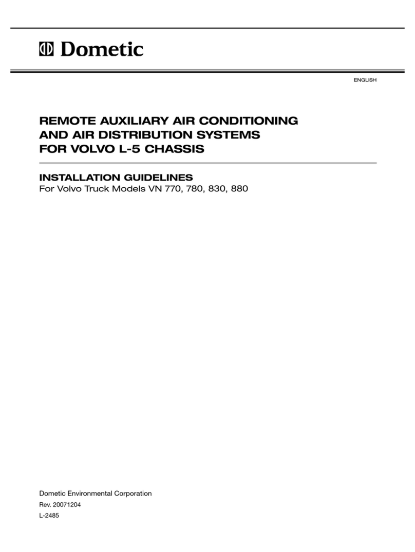Dometic VN 770 Instruction sheet