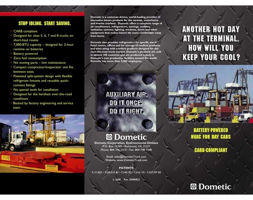 Dometic Battery-powered HVAC For Day Cabs brochure