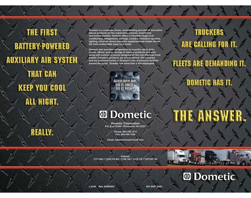 Dometic ACCD7 User manual