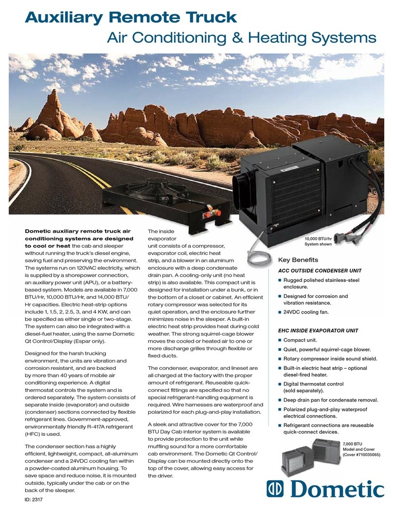Dometic ACCD7 User manual