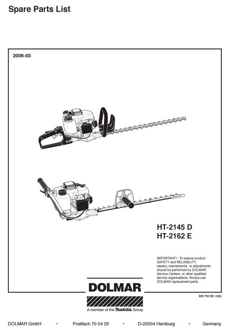 Dolmar HT-2145 D Spare parts list