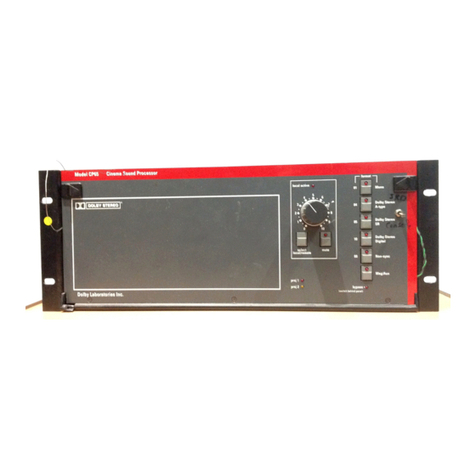 Dolby Laboratories CP65 Installation and Alignment Instructions