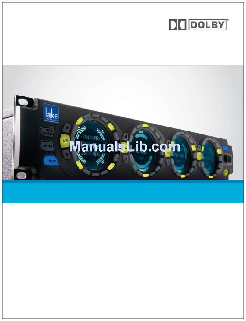 Dolby Laboratories Lake LP4D4 User manual