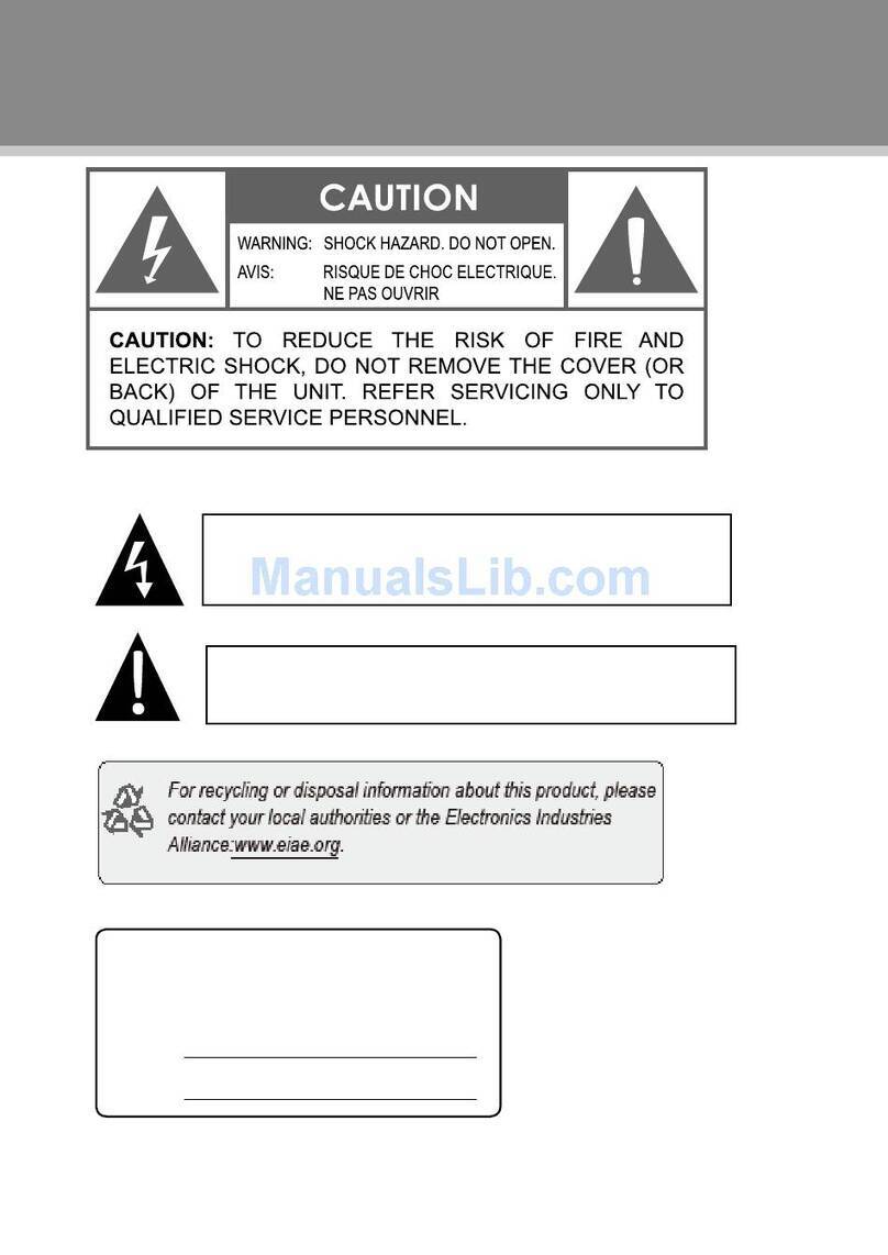 Dolby Laboratories TFDVD 2695 instruction manual