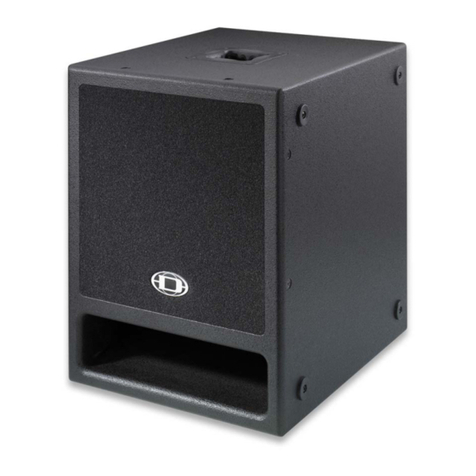 Dynacord POWERSUB 315 owner's manual