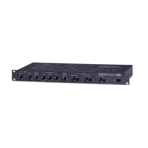 Dynacord PowerMax 230 Specification sheet
