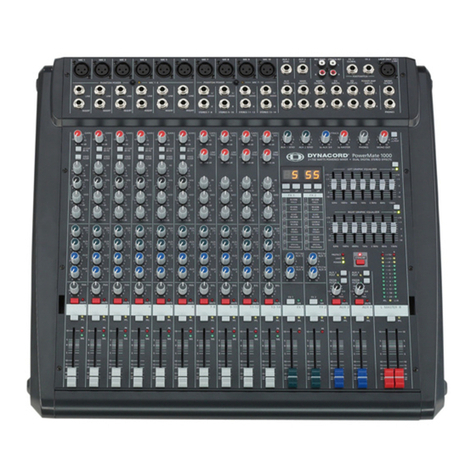 Dynacord 1000, 1600, 2200 Brochure & specs