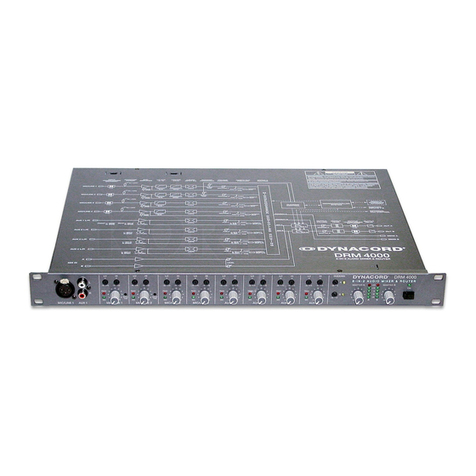 Dynacord DRM 4000 owner's manual