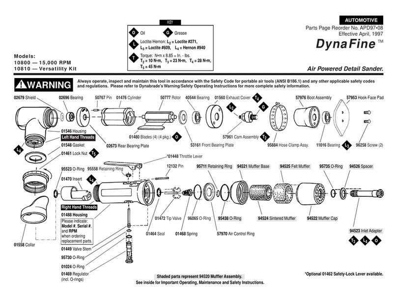 Dynabrade DynaFine 10800 Installation instructions