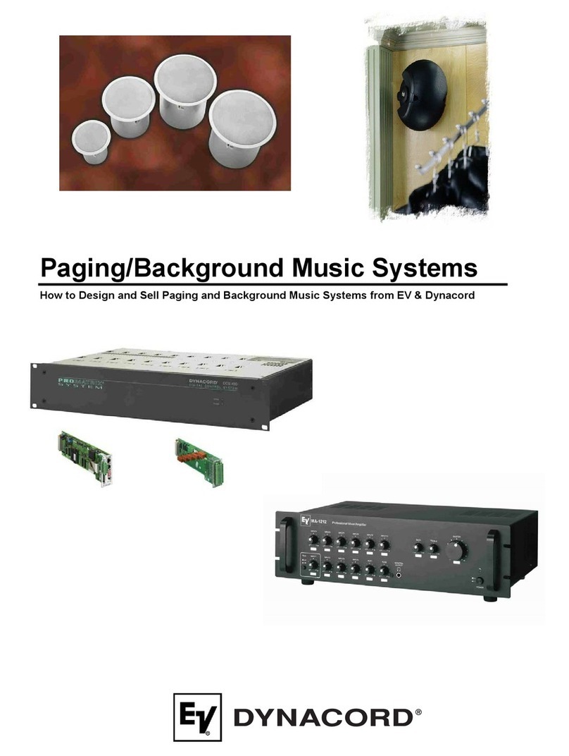 Dynacord Stereo System user manual