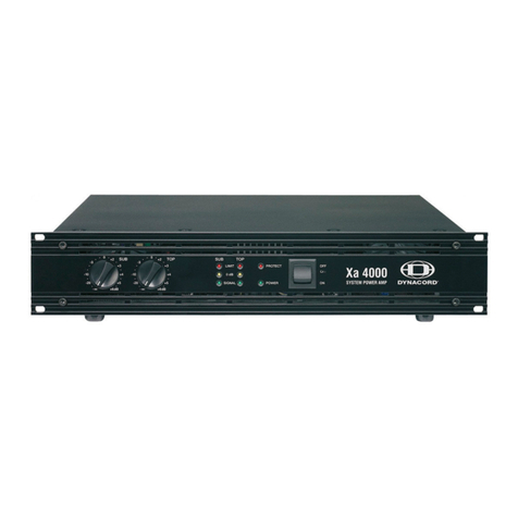 Dynacord Amp Xa 4000 User manual