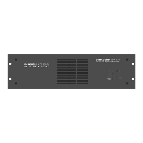 Dynacord Power Amplifier DPA 4120 User manual