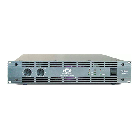 Dynacord CL 800 User manual