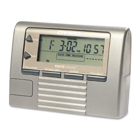 Dymo Electronic Date/Time Stamper User manual