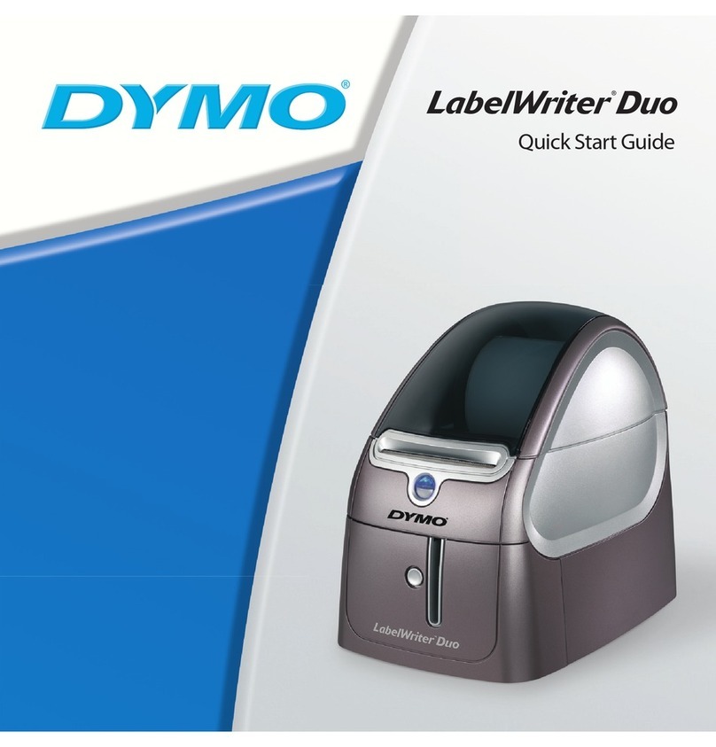 Dymo LabelWriter Duo 1739700 quick start guide