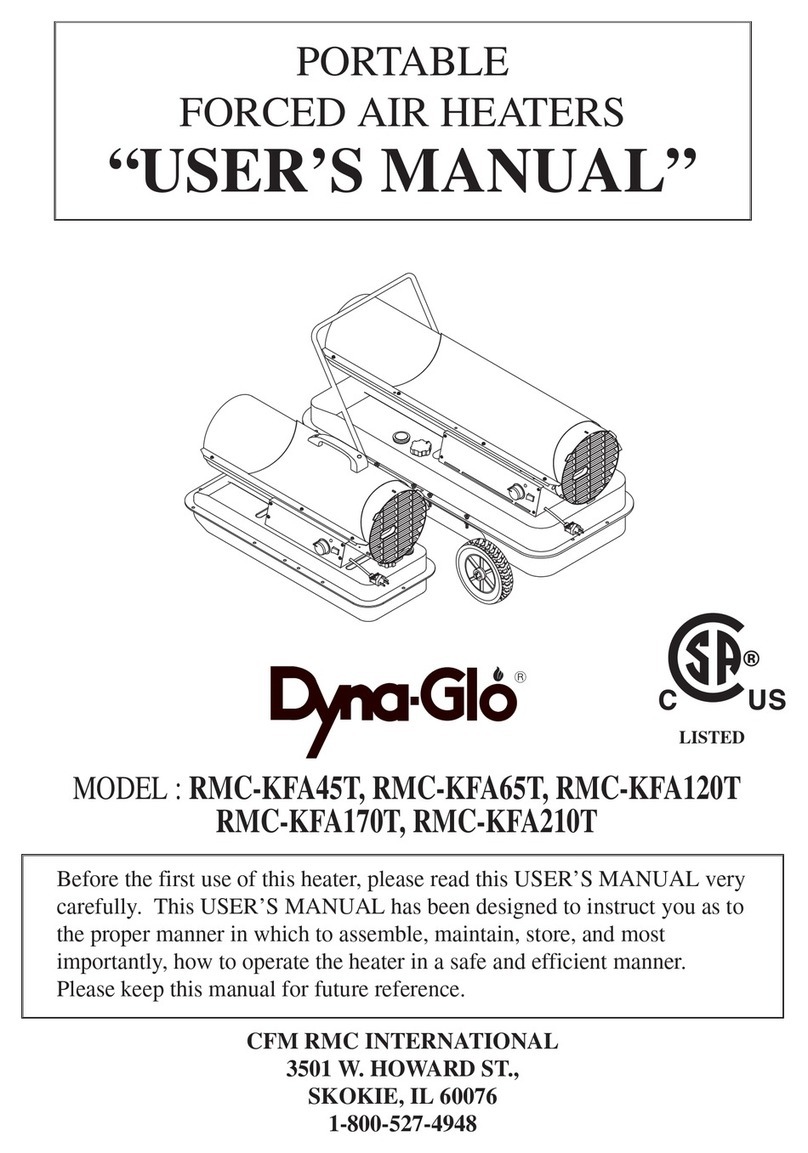 Dyna-Glo RMC-KFA45T, RMC-KFA65T, RMC-KF User manual