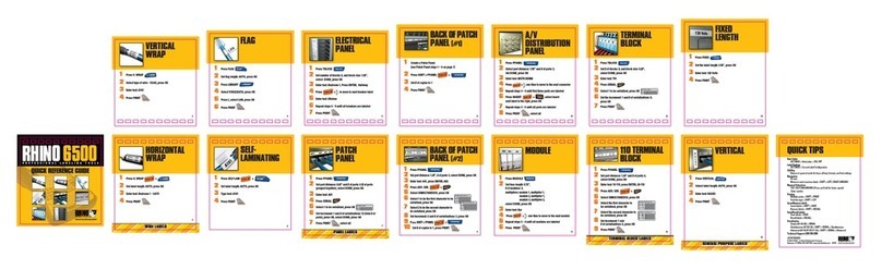 Dymo Rhino 6500 User manual