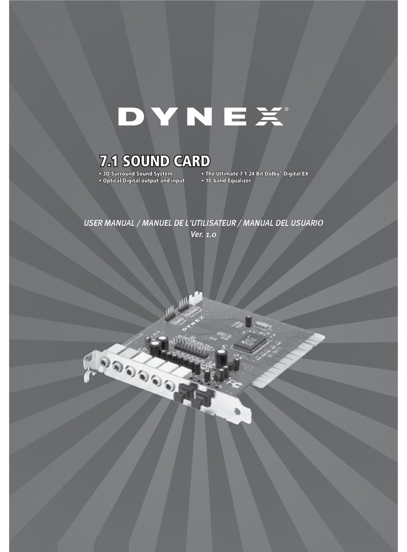 Dynex DX-SC7.1 User manual