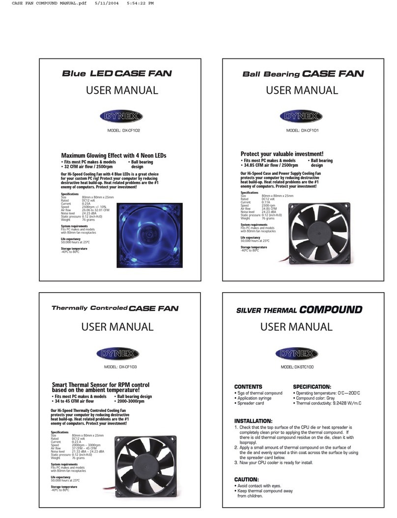 Dynex DX-CF100 user manual