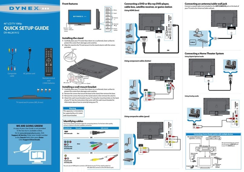 Dynex DX-46L261A12 User manual