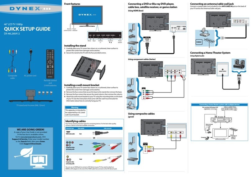 Dynex DX-46L260A12 User manual