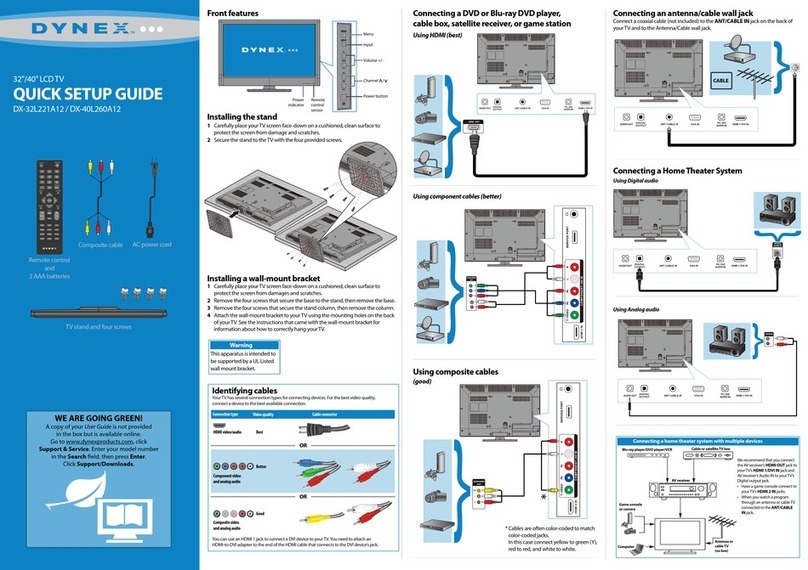 Dynex DX-32L221A12 User manual