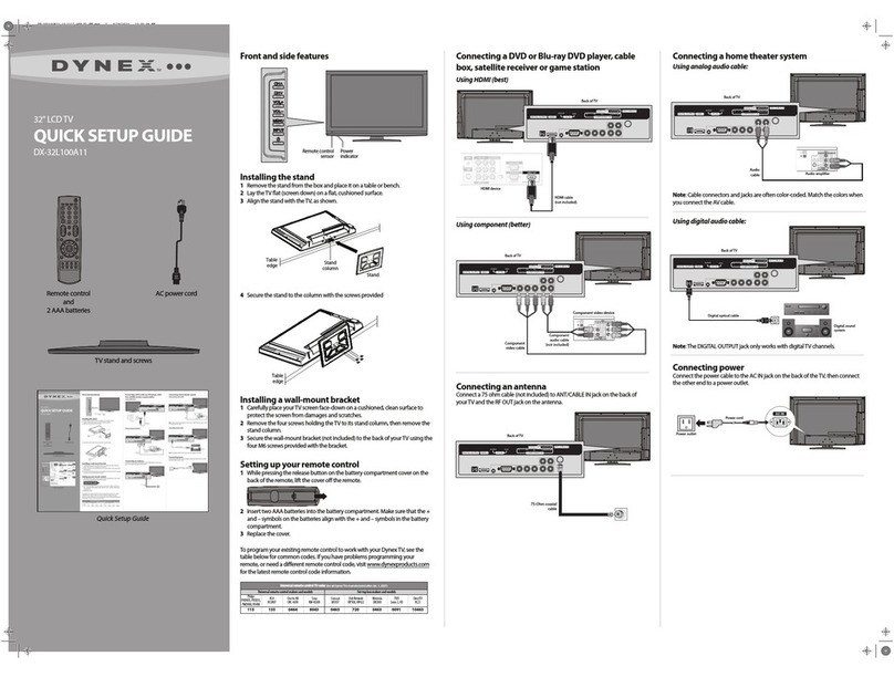 Dynex DX-32L100A11 User manual