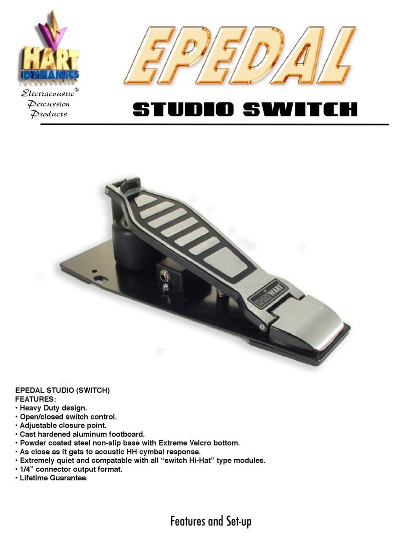 Hart Dynamics Epedal Studio Switch Setup guide