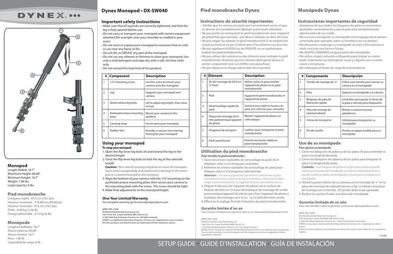 Dynex DX-SW040 User manual