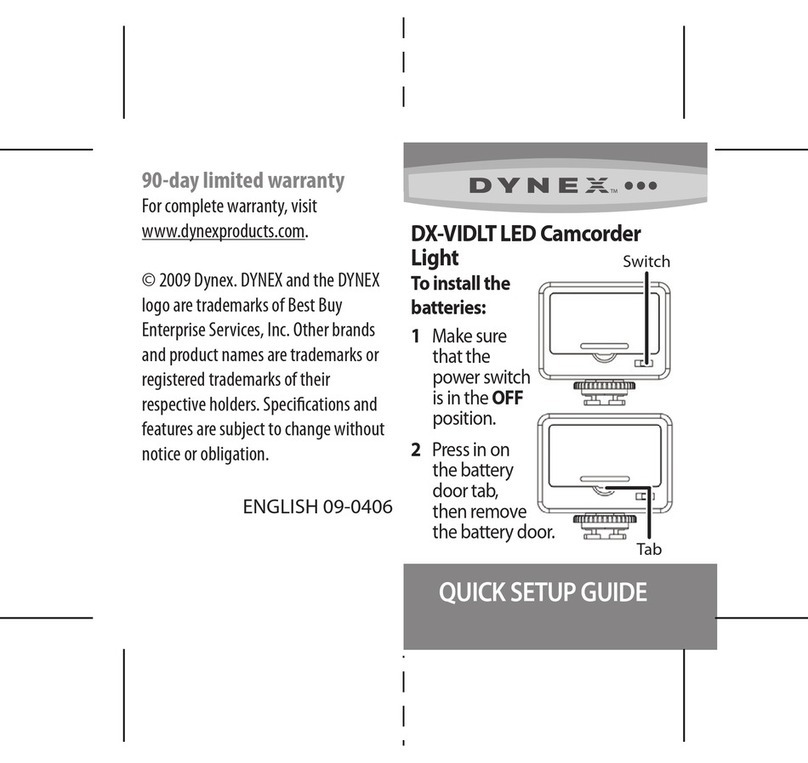Dynex 09-0406 Quick setup guide