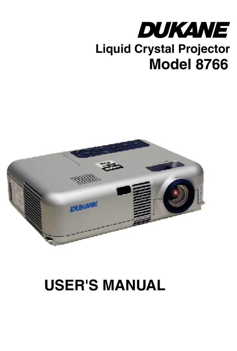 Dukane ImagePro 8766 user manual