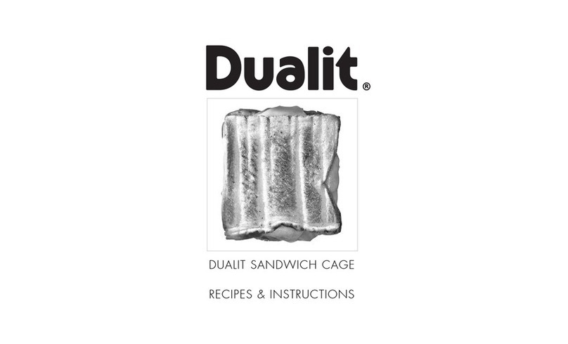 Dualit Sandwich Cage Recipes & instructions