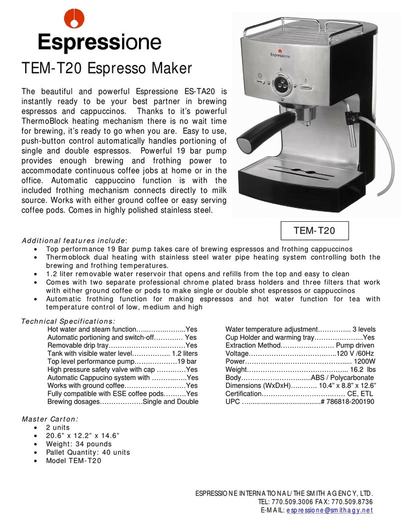 Espressione TEM-T20 User manual Espressione TEM-T20 User manual