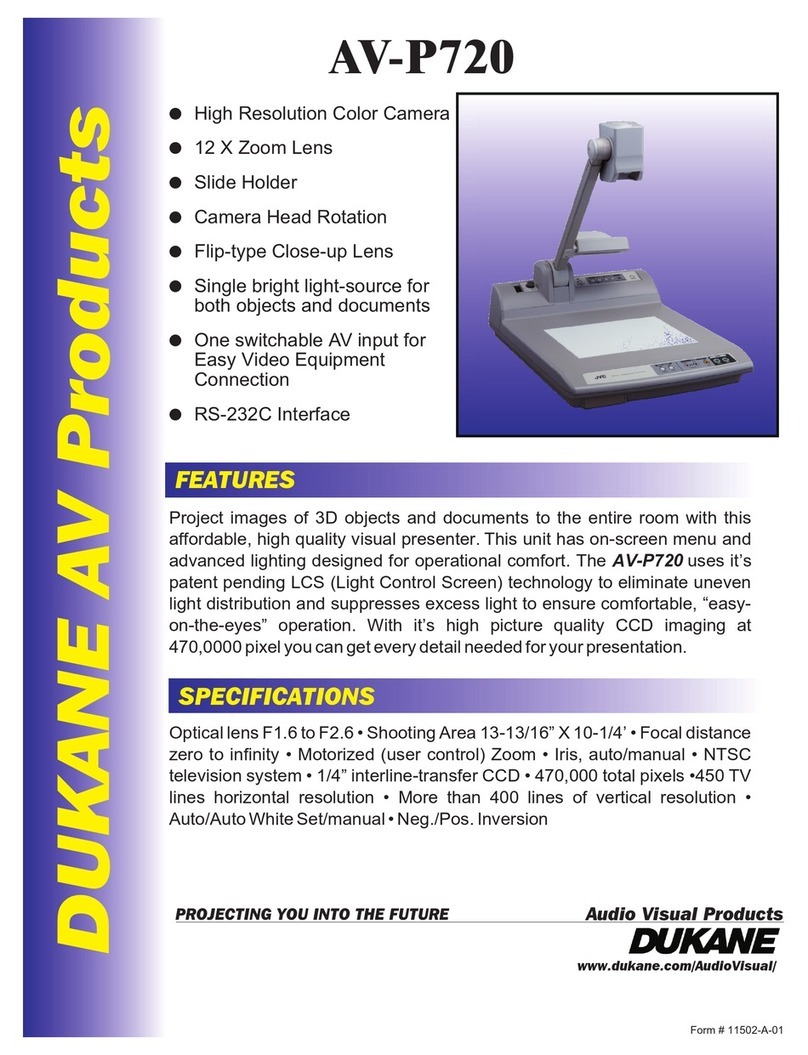 Dukane AV-P720U Brochure & specs