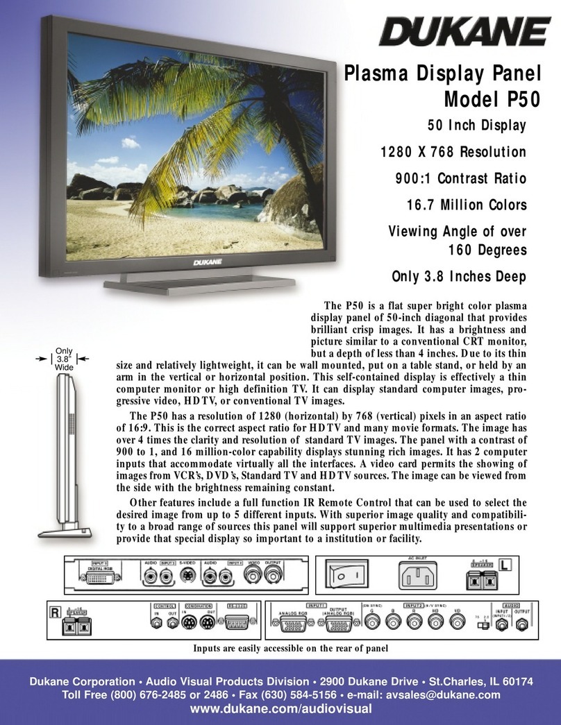 Dukane P50 User manual Dukane P50 User manual