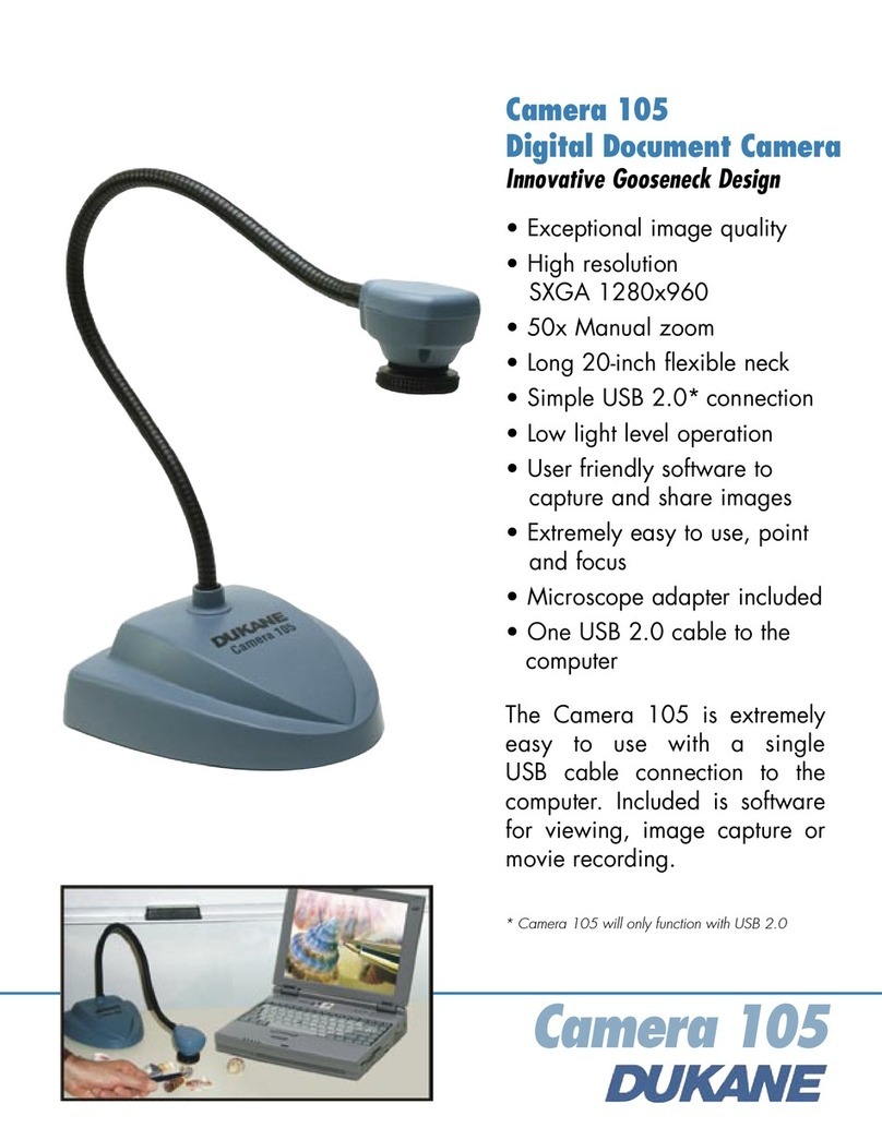 Dukane Camera 105 User manual Dukane Camera 105 User manual