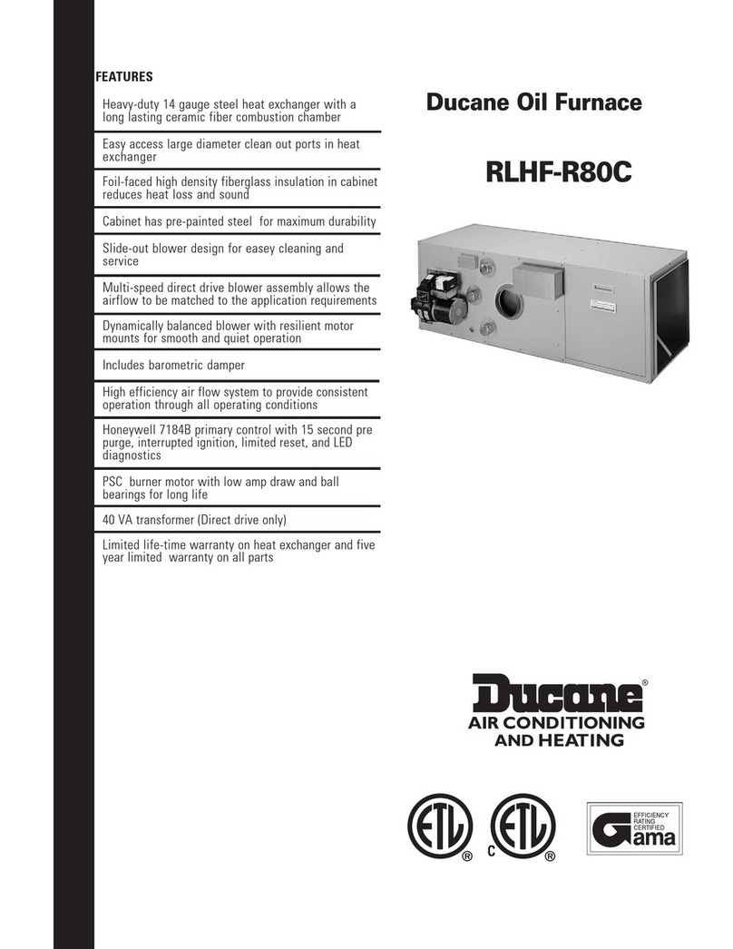 Ducane RLHF-R80C User manual