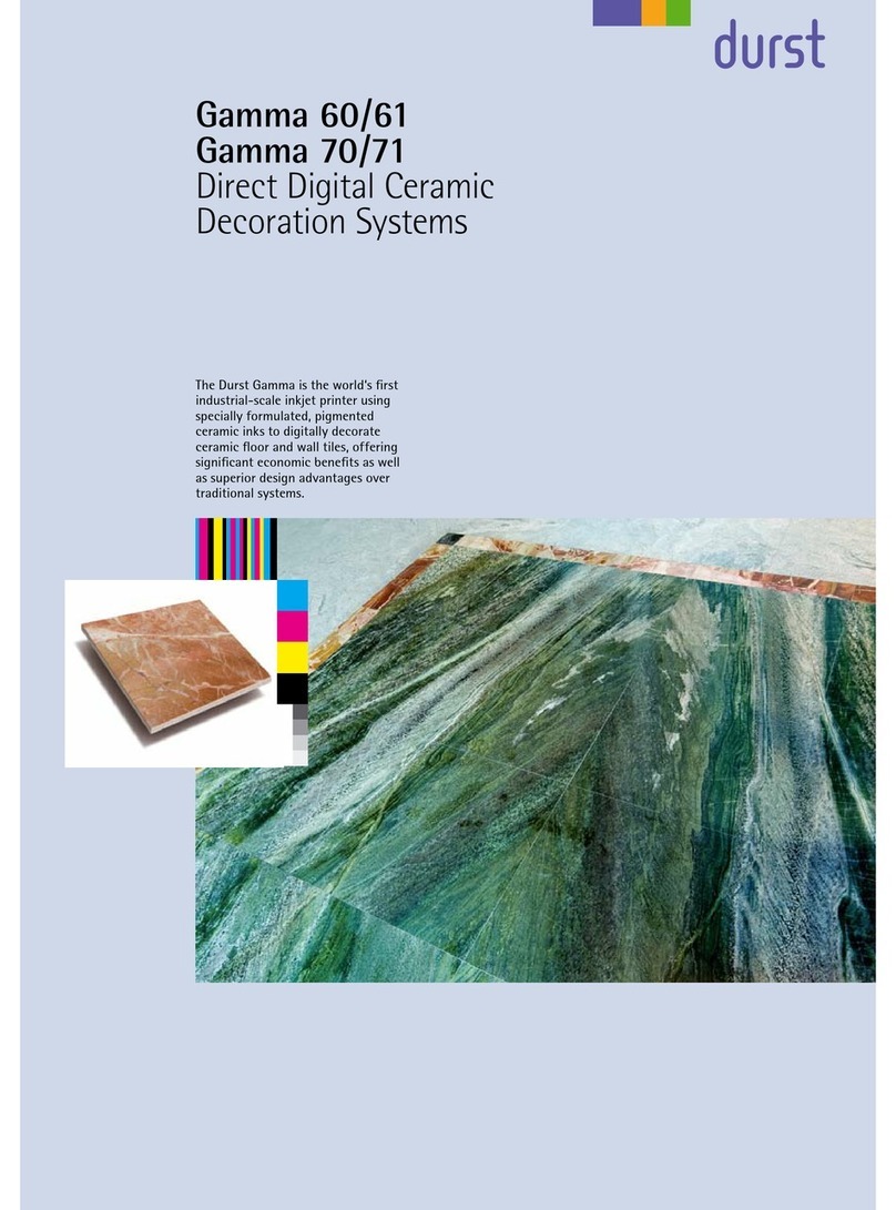 Durst Gamma 60/61 User manual Durst Gamma 60/61 User manual