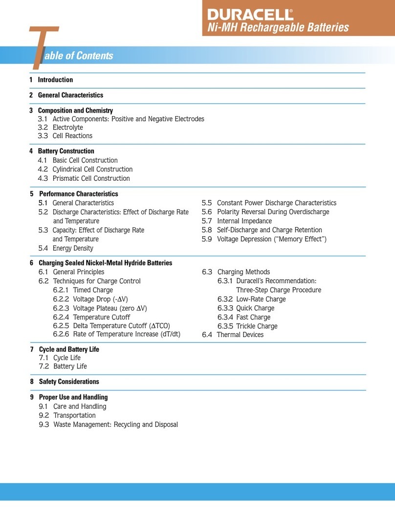 Duracell Ni-MH owner's manual