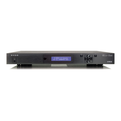 DVDO DVD VCR Combo Owner's manual supplement