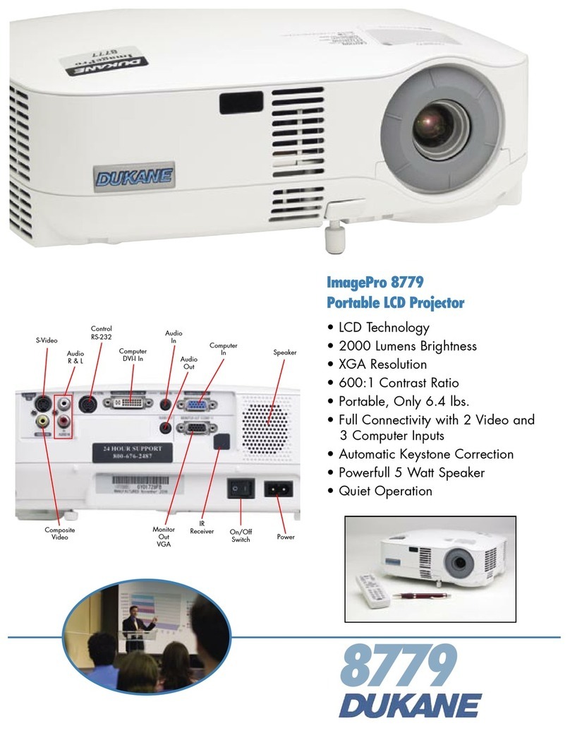 Dukane ImagePro 8779 User manual