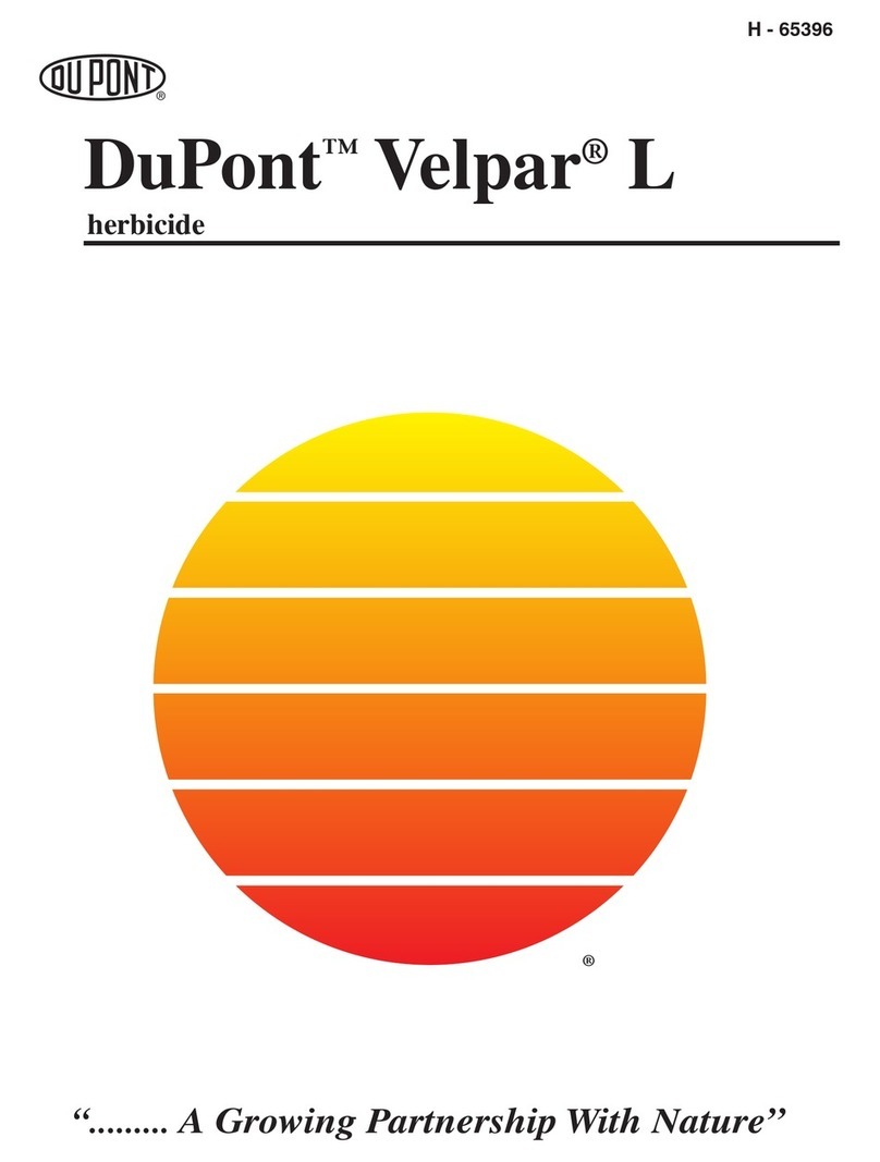 DuPont Authentication Velpar H - 65396 manual
