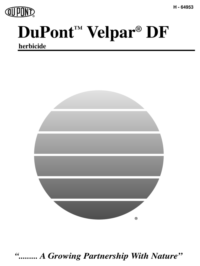 DuPont Authentication Velpar H - 64953 manual