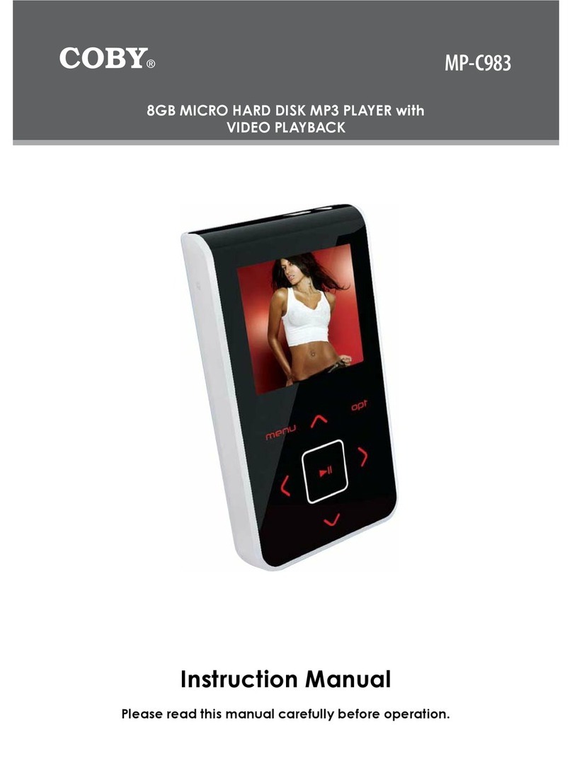 Coby MP-C983 User manual